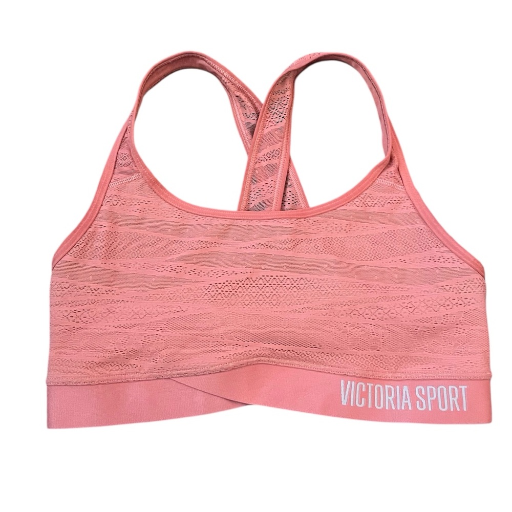 Victoria Sport The Player Racerback Sports Bra Peach S